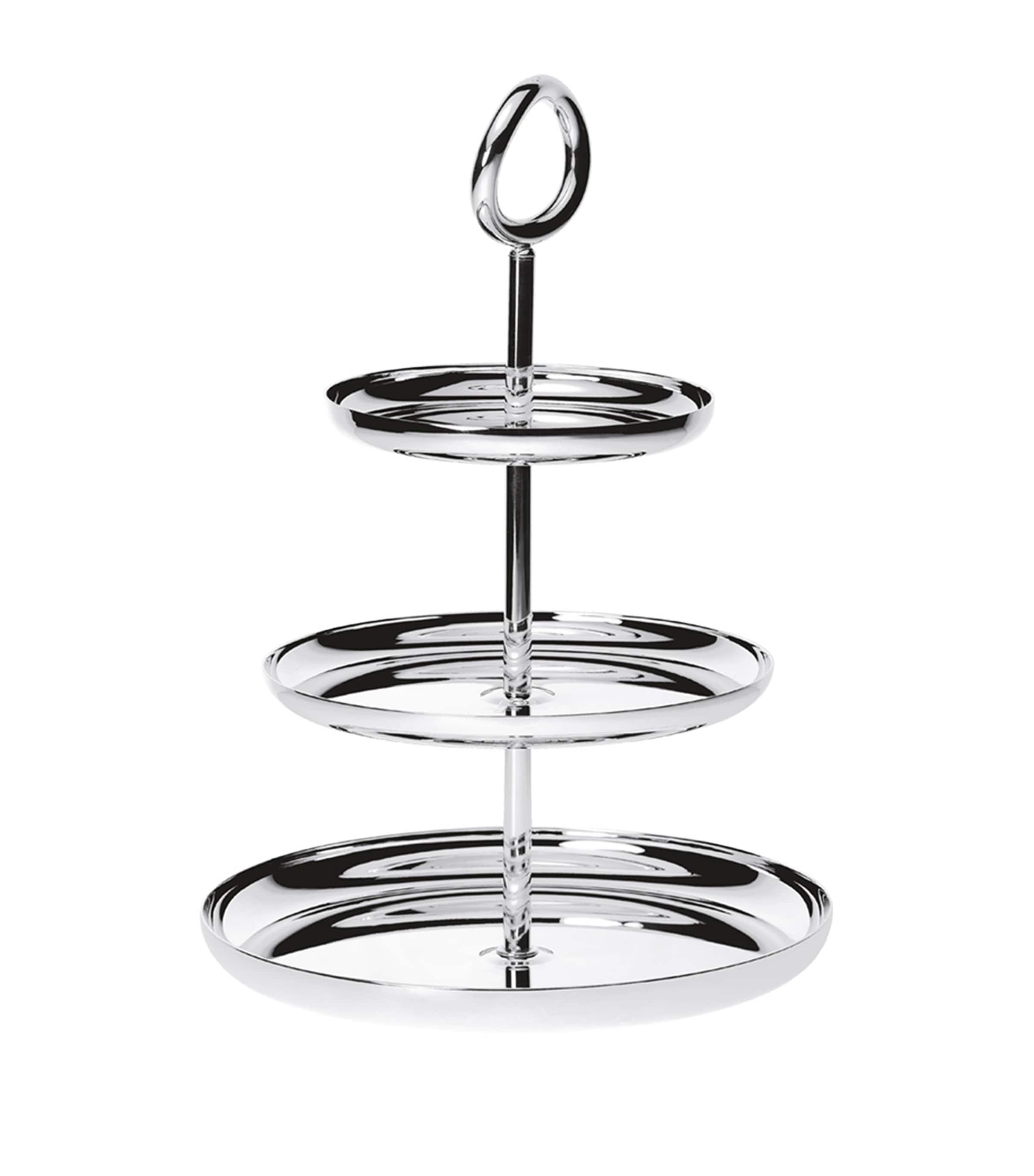 Christofle Vertigo Silver Plated Dessert Stand - British product