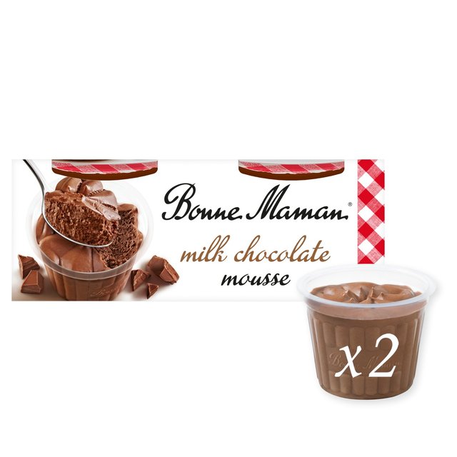 Bonne Maman Chocolate Mousse   2 x 70g GOODS M&S   