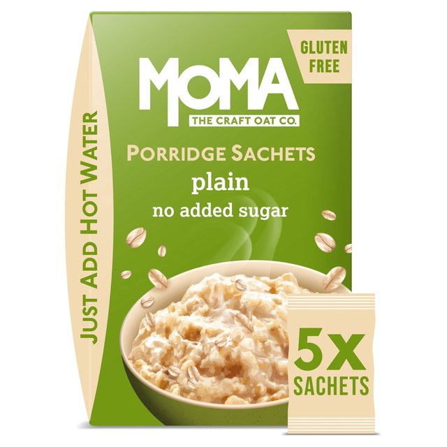 MOMA Plain Porridge Sachets Gluten Free 5 x 65g   5 per pack GOODS M&S   