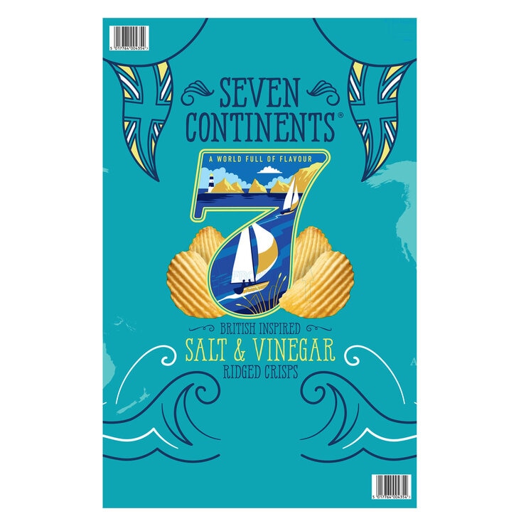 Seven Continents Salt Vinegar Crisps 900g