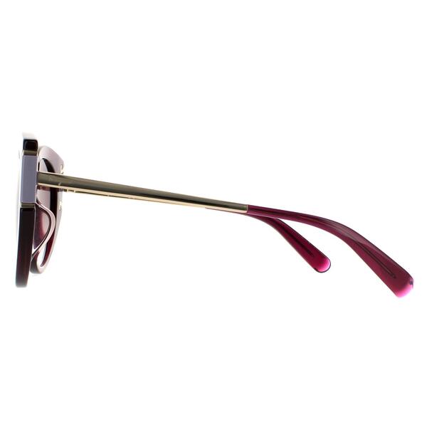 Salvatore Ferragamo purple gradient cat eye sunglasses, imported from the UK