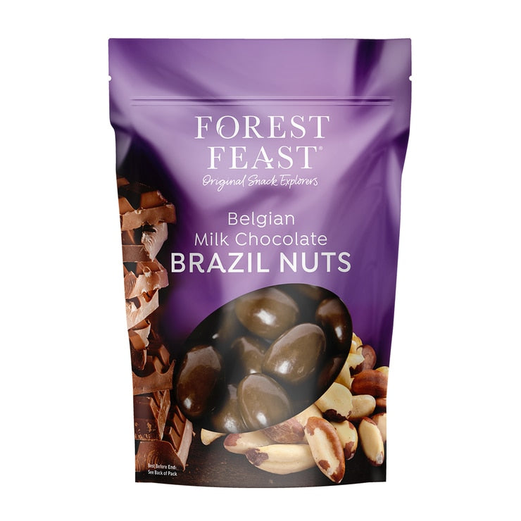 Forest Feast Belgian Milk Chocolate Brazil Nuts 700g
