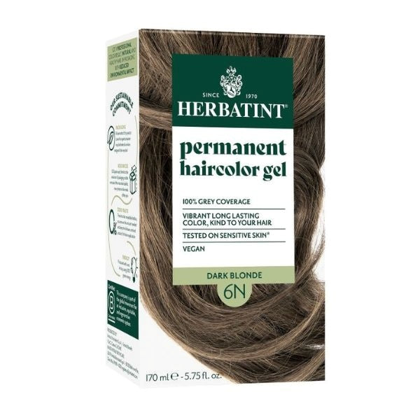 Herbatint hair colour Dark Blonde 6N - British product