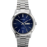 Sekonda men's blue dial stainless steel watch, imported from the UK