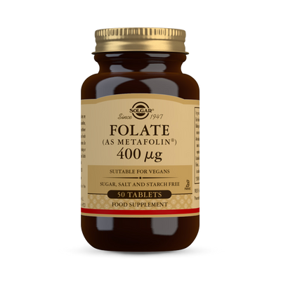 Holland & Barrett Solgar Folate (as Metafolin) 400µg 50 Tablets- Buy online at McGrocer
