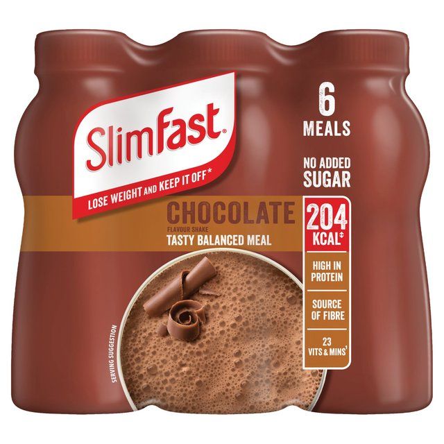 SlimFast Chunky Chocolate Milkshake Multipack    6 x 325ml