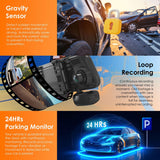 Rexing M4 4-channel mirror dash cam with 12-inch touch screen, imported from the UK