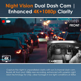 Rexing R316 4K dual channel dash cam black - British product