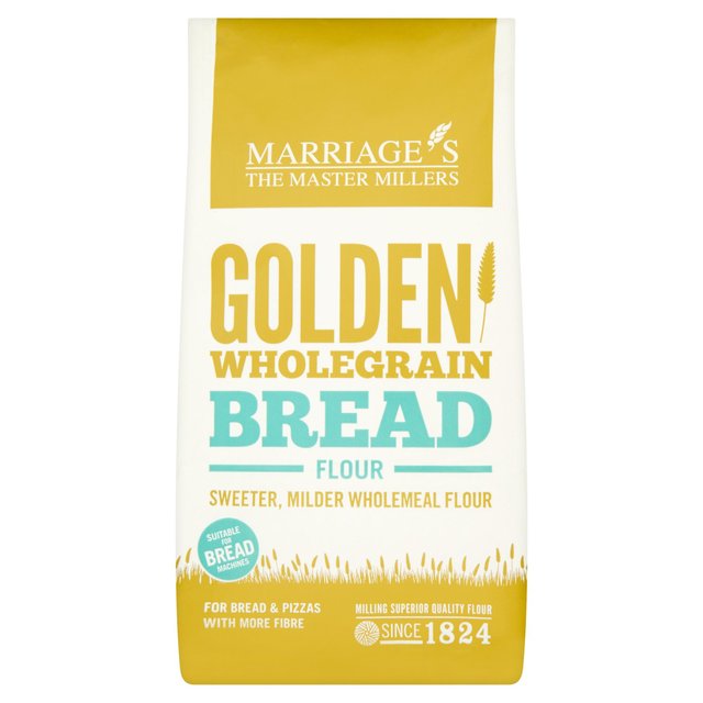 Marriage's Golden Wholegrain Strong Bread Flour   1kg GOODS M&S   