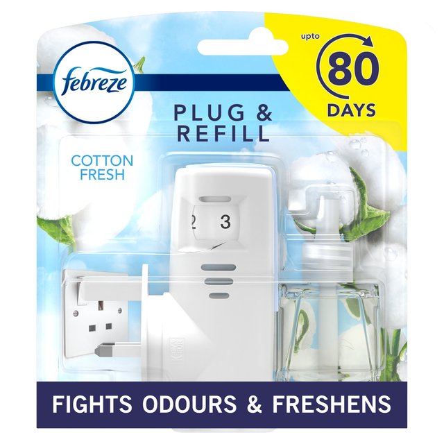 Febreze Cotton Fresh Plug In Air Freshener   20ml GOODS M&S   