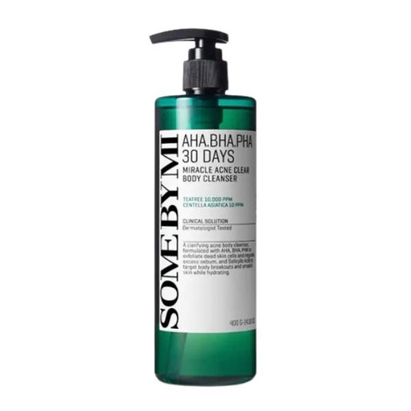 SOME BY MI AHA BHA PHA body cleanser, UK version