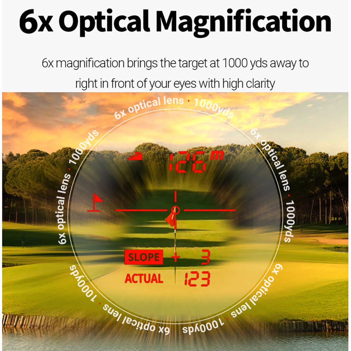 Voice Caddie L6 Laser Golf Rangefinder - British product