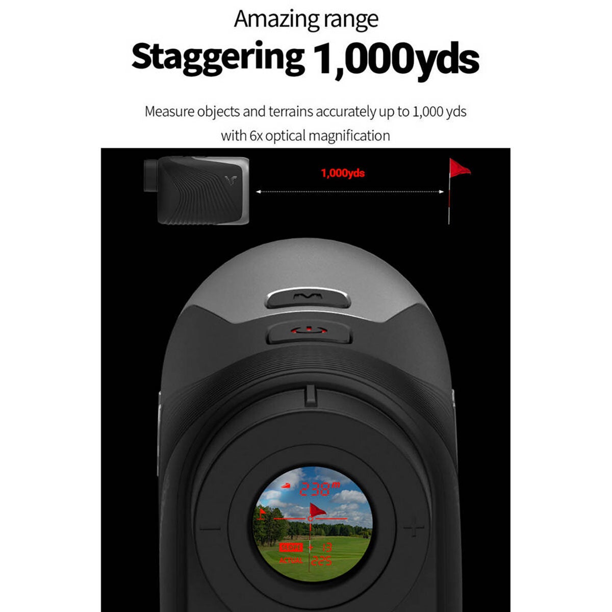Voice Caddie L6 Laser Golf Rangefinder - British product