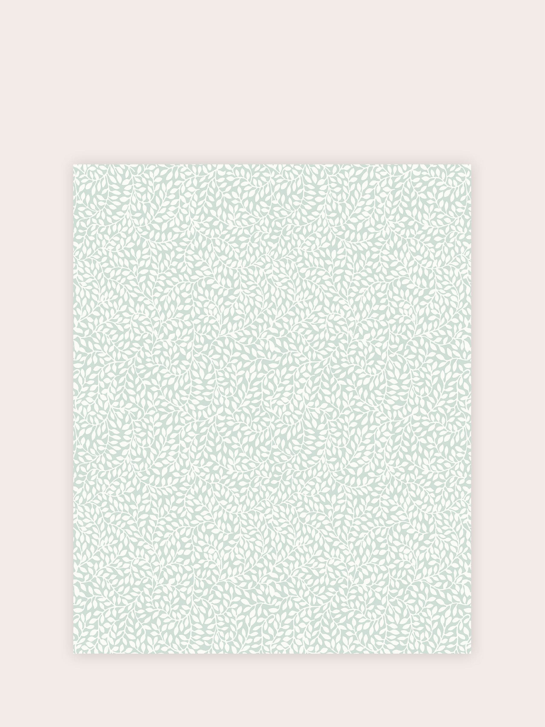 Laura Ashley wallpaper sample Hedgerow Little Vines A4, UK version
