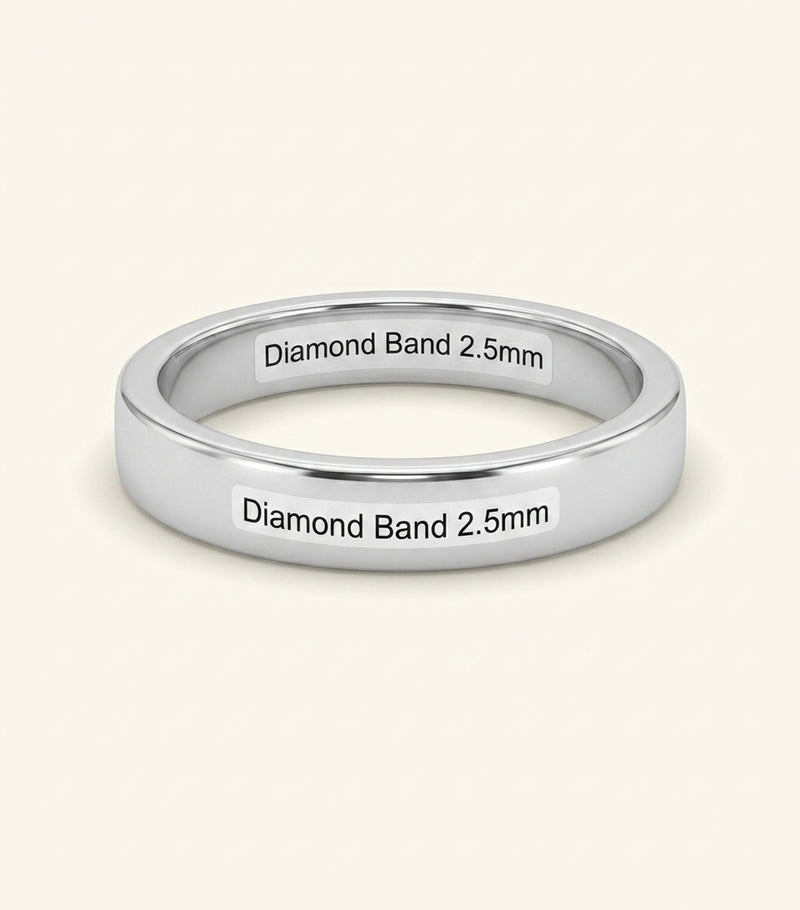 Cartier wedding ring platinum diamond 3mm, UK version