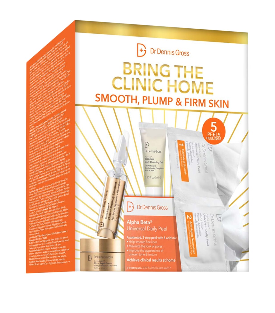 Dr Dennis Gross Bring the Clinic Home skincare gift set - British product