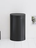 Brabantia mattschwarzer Touch Bin 40L - Britisches Produkt