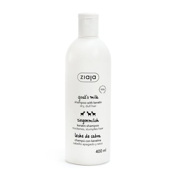 Ziaja Goat Milk Shampoo with Keratin 400ml - British product