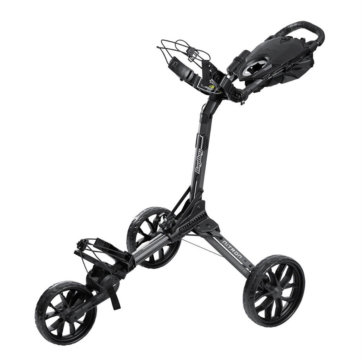 BagBoy Nitron Lightweight Golf Trolley - Black and Red, Graphite and Charcoal, Grey and Lime