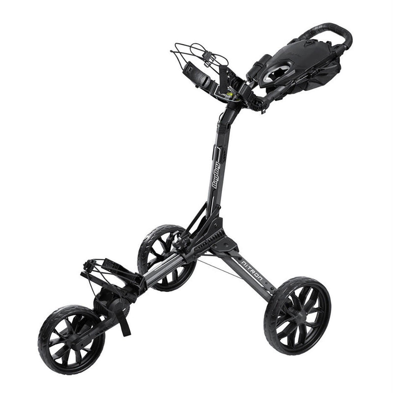 BagBoy Nitron Lightweight Golf Trolley - Black and Red, Graphite and Charcoal, Grey and Lime