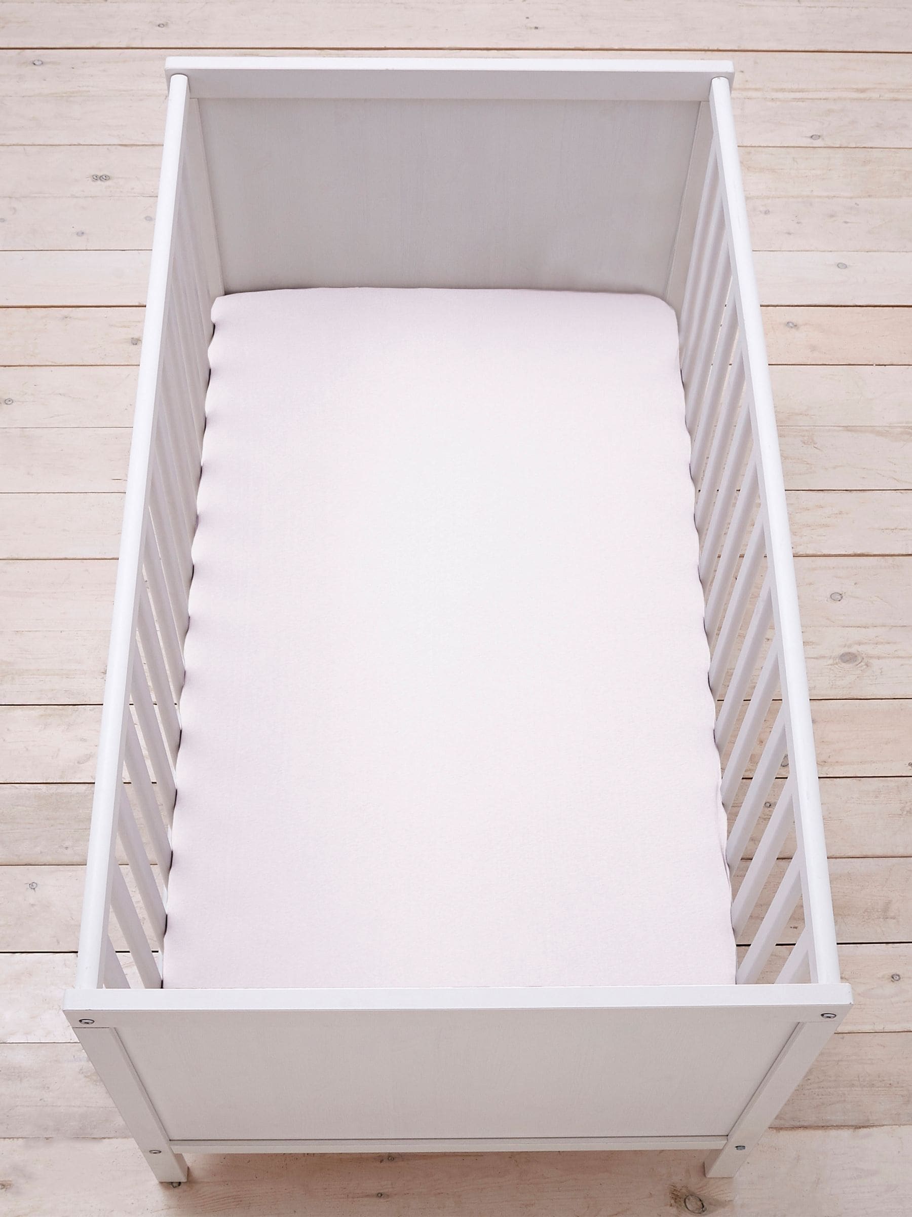 Silentnight 2 Pack White Kids Safe Nights Cot 100% Cotton Fitted Sheets
