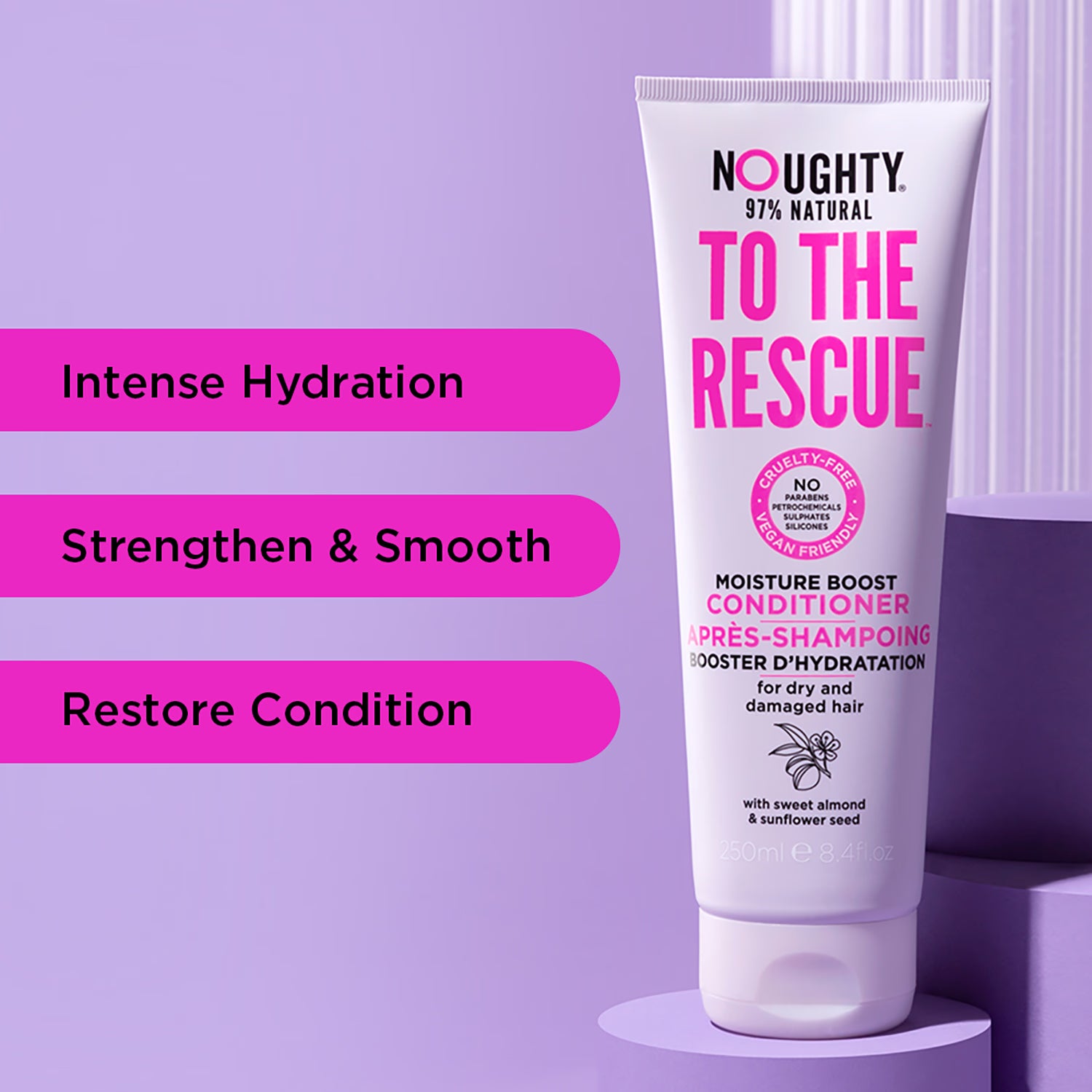 Noughty To The Rescue conditioner 250ml, UK version