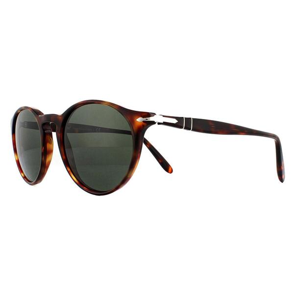 Persol 3092SM brown round sunglasses, imported from the UK