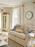 Laura Ashley Slate Magnolia Grove A4 Wallpaper Sample
