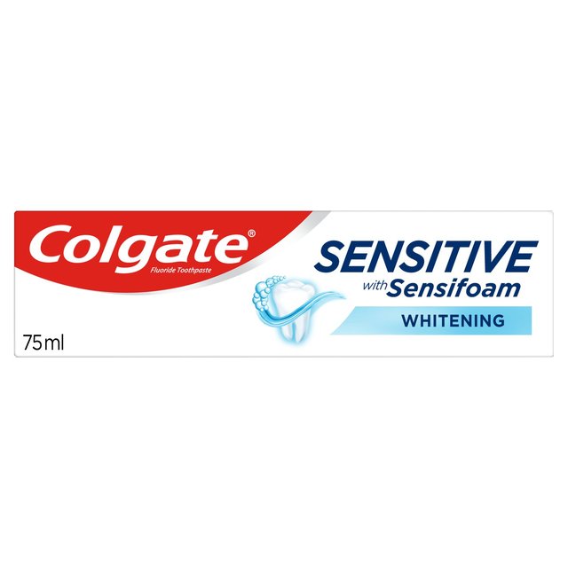 Colgate Sensitive with Sensifoam Whitening Toothpaste   75ml GOODS M&S   