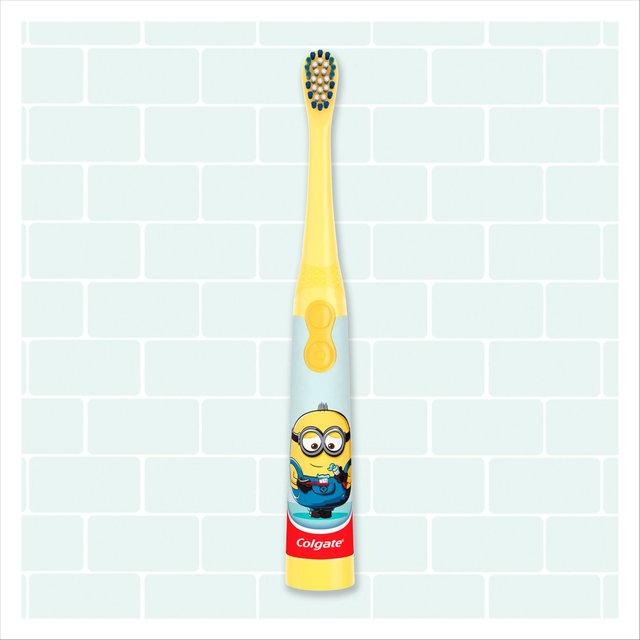 Colgate Kids Minions Extra Soft Battery Toothbrush  3+ Years GOODS M&S   