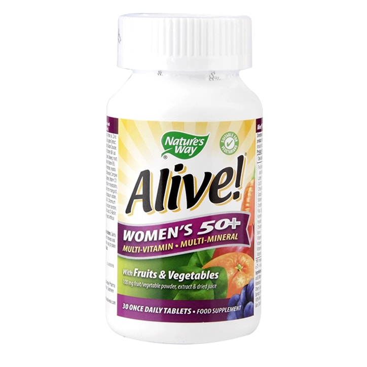 Nature's Way Alive! Women's 50+ Multi-Vitamin 30 Tablets Women's Multivitamins Holland&Barrett   