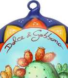 Dolce&Gabbana hand-painted Carretto Siciliano bauble 13cm, UK version