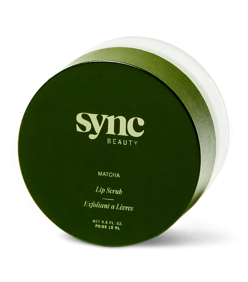 Sync matcha lip scrub (British brand)