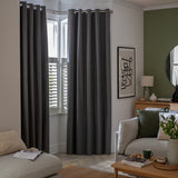 Habitat blackout curtains charcoal 229cm x 137cm (British brand)