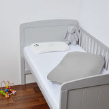 Panda children's duvet cover in Quiet Grey 120x150 cm - British product