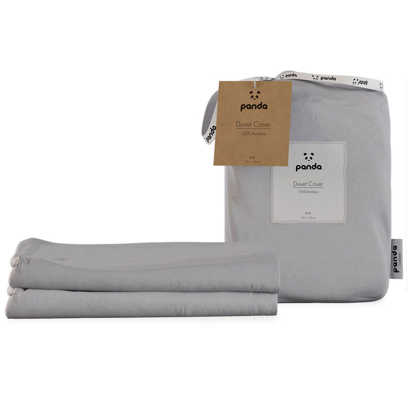 Panda children's bamboo duvet cover 120x150cm - British product