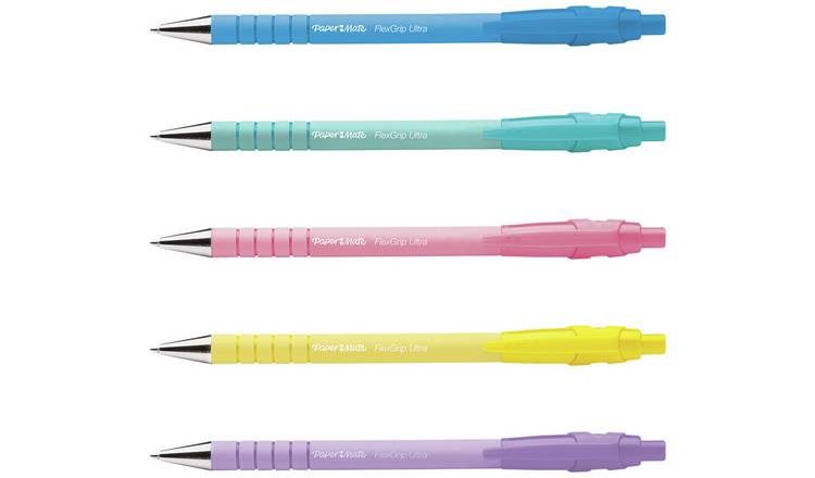 Paper Mate Flex Grip ballpoint pens set of 5, UK version