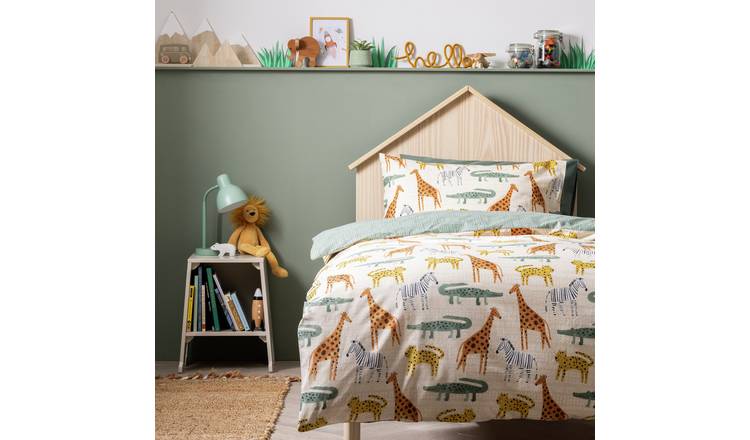 Habitat cotton safari toddler bedding set (British brand)