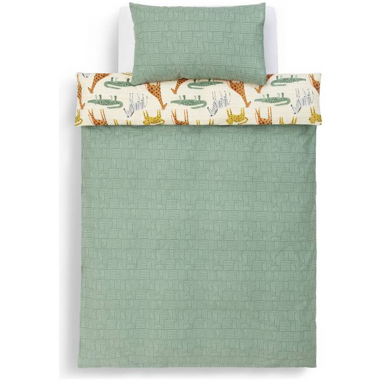 Habitat cotton safari toddler bedding set (British brand)
