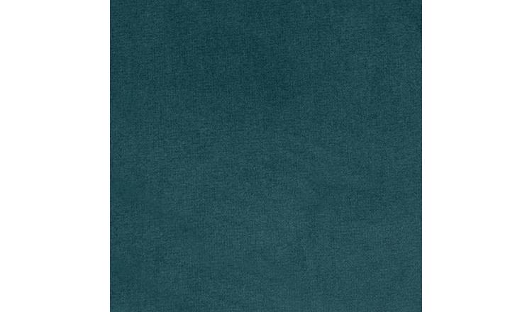 Habitat soft velvet cushion teal 55x55cm, UK version