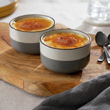 Habitat speckle ramekin set grey, 2 pack, imported from the UK