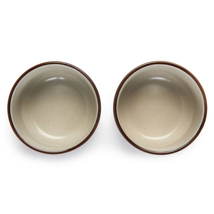 Habitat speckle ramekin set grey, 2 pack, imported from the UK