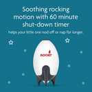 Rockit rechargeable portable rocker 21.7cm - British product