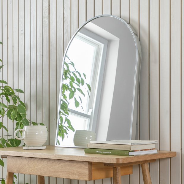 Habitat silver arch wall mirror 60x45cm, UK version