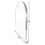 Habitat silver arch wall mirror 60x45cm, UK version