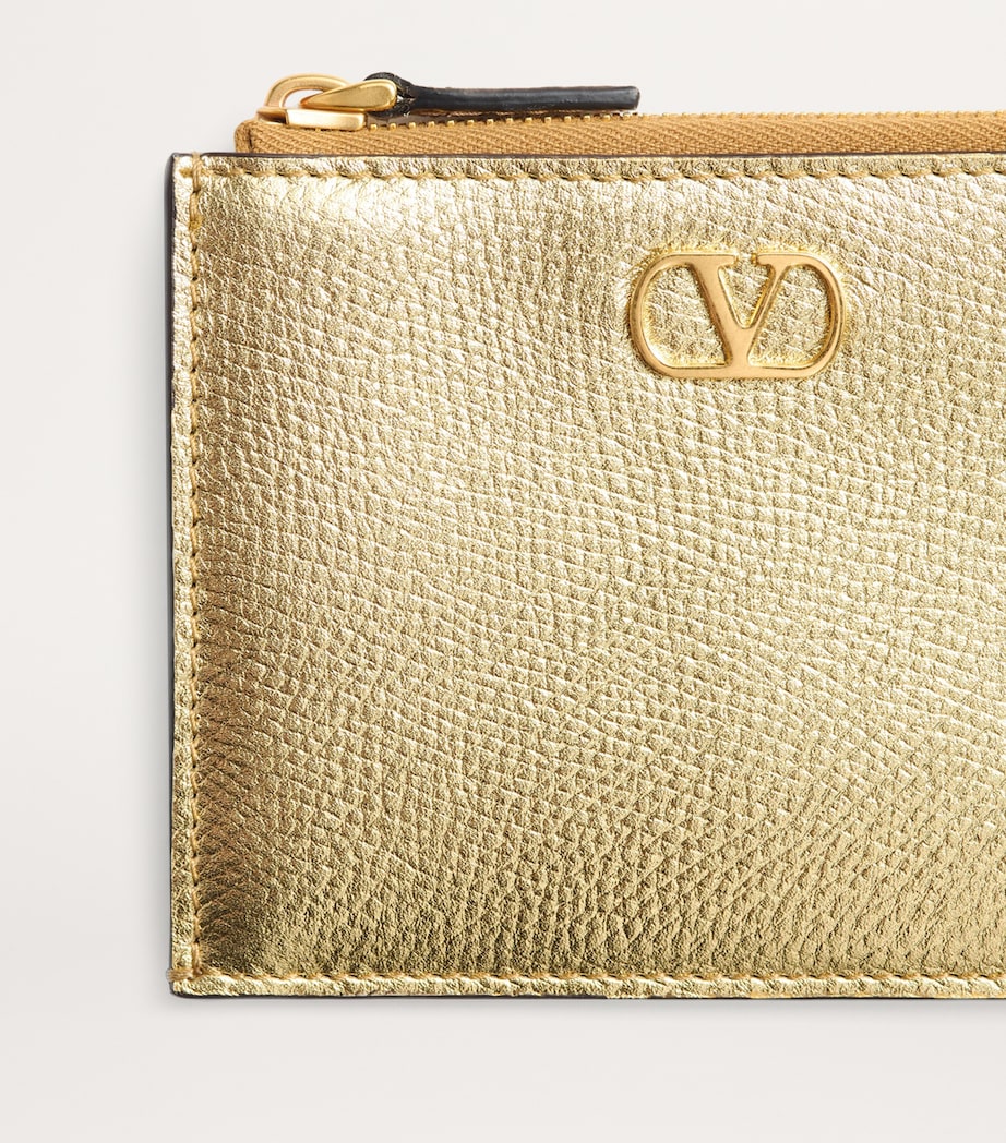 Valentino Garavani VLogo leather coin and card holder - British product
