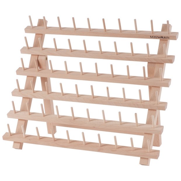 Milward beech wood spool holder for 60 threads, UK version