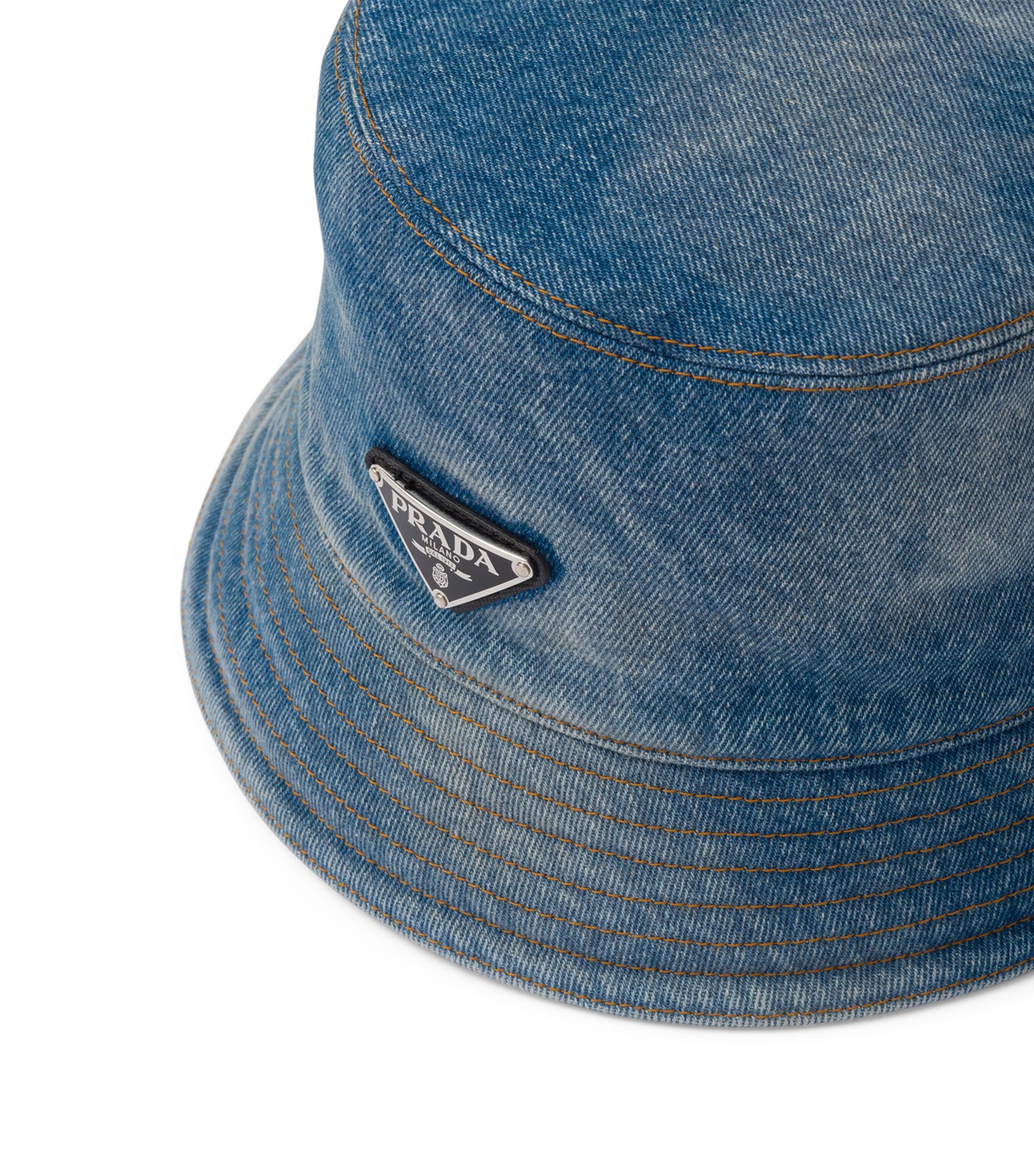 Prada denim bucket hat, UK version