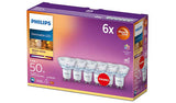 Philips LED GU10 dimmable light bulbs 6 pack, UK version