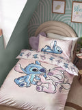 NEXT Lilo & Stitch purple reversible duvet cover and pillowcase set, UK version